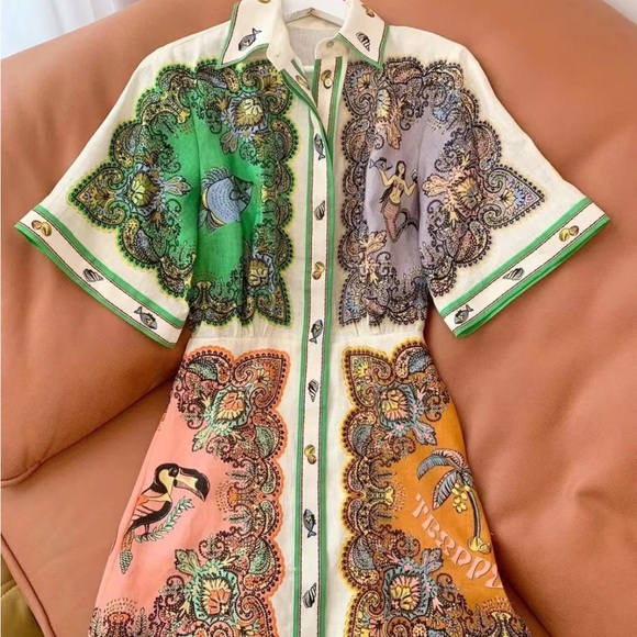 SOLD OUT Linen Shirt Dress - Picture 11 of 16